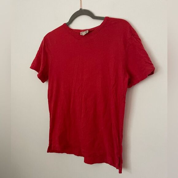 CC Filson Womens Short Sleeve Jersey T-shirt Plain RED SMALL - 20154344 - Picture 7 of 11
